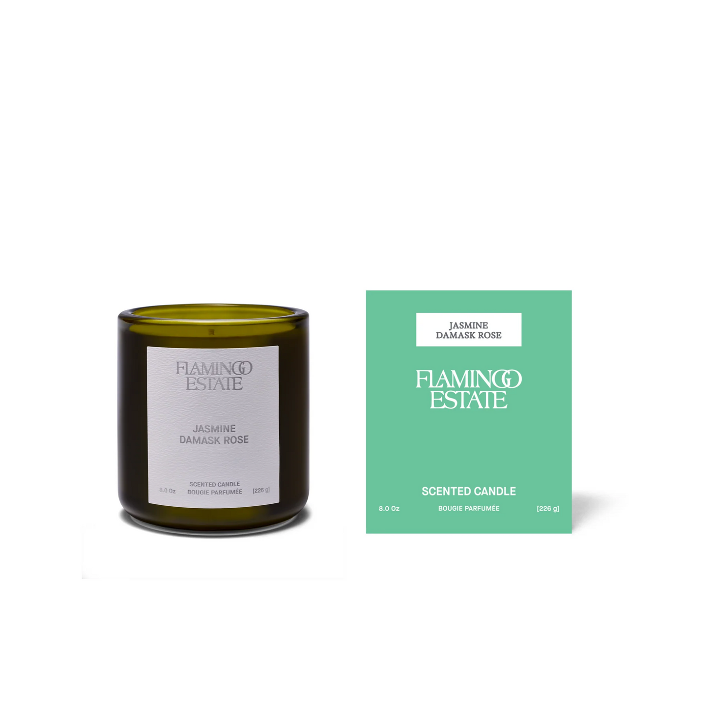 'Jasmine Damask Rose' Candle by Flamingo Estate