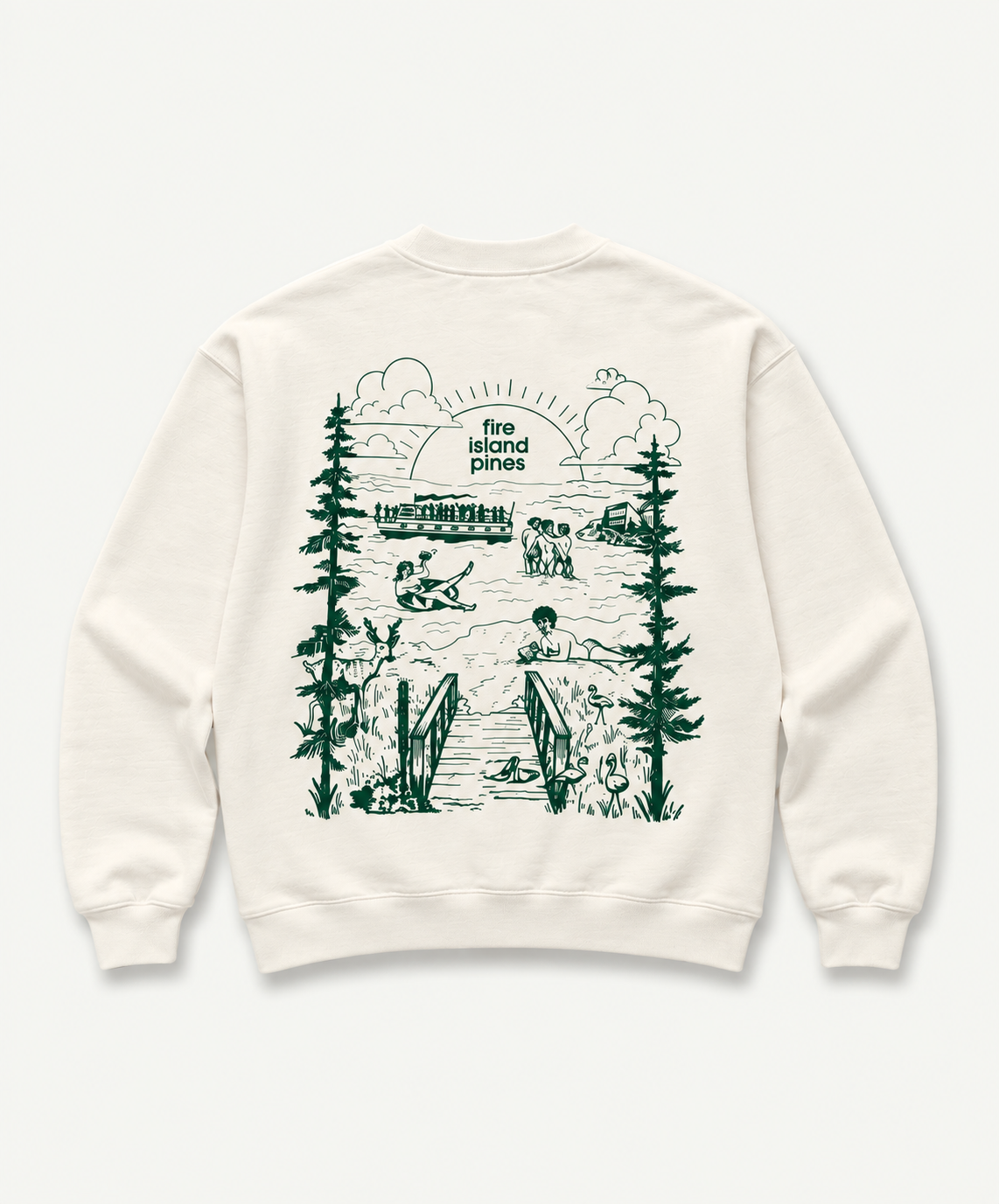 Daytime - Fire Island Pines Activities - Crewneck