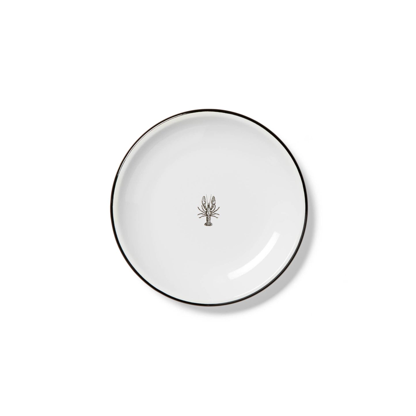 CCH Lobster Enamelware Coupe Salad Plate