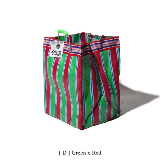 RECYCLED PLASTIC STRIPE BAG - Rectangle D30