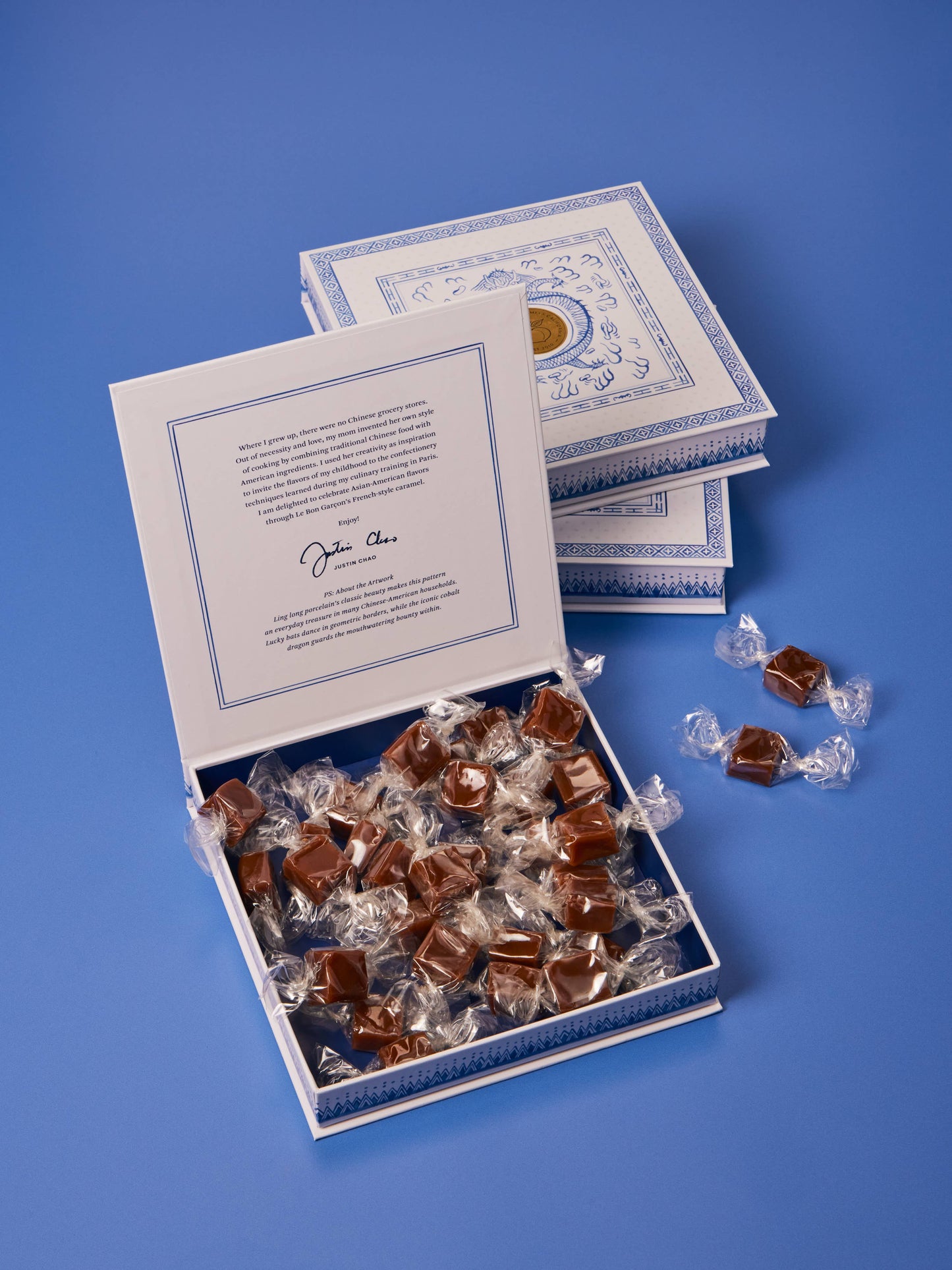 Earl Grey Caramels 6 oz Gift Box - Le Bon Garçon