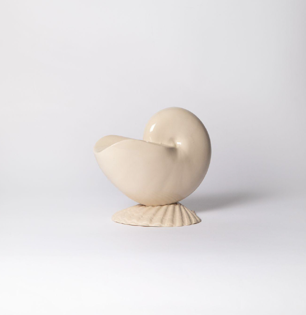 Portacandele Nautilus Candle Holder in Bianco (White) - Giuseppe Parrinello