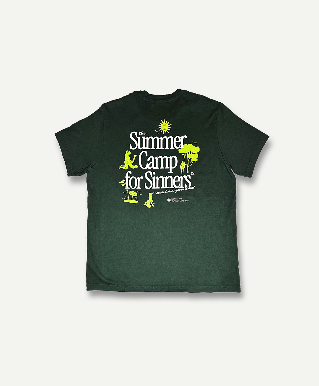 'Summer Camp for Sinners' Forest Green Tee
