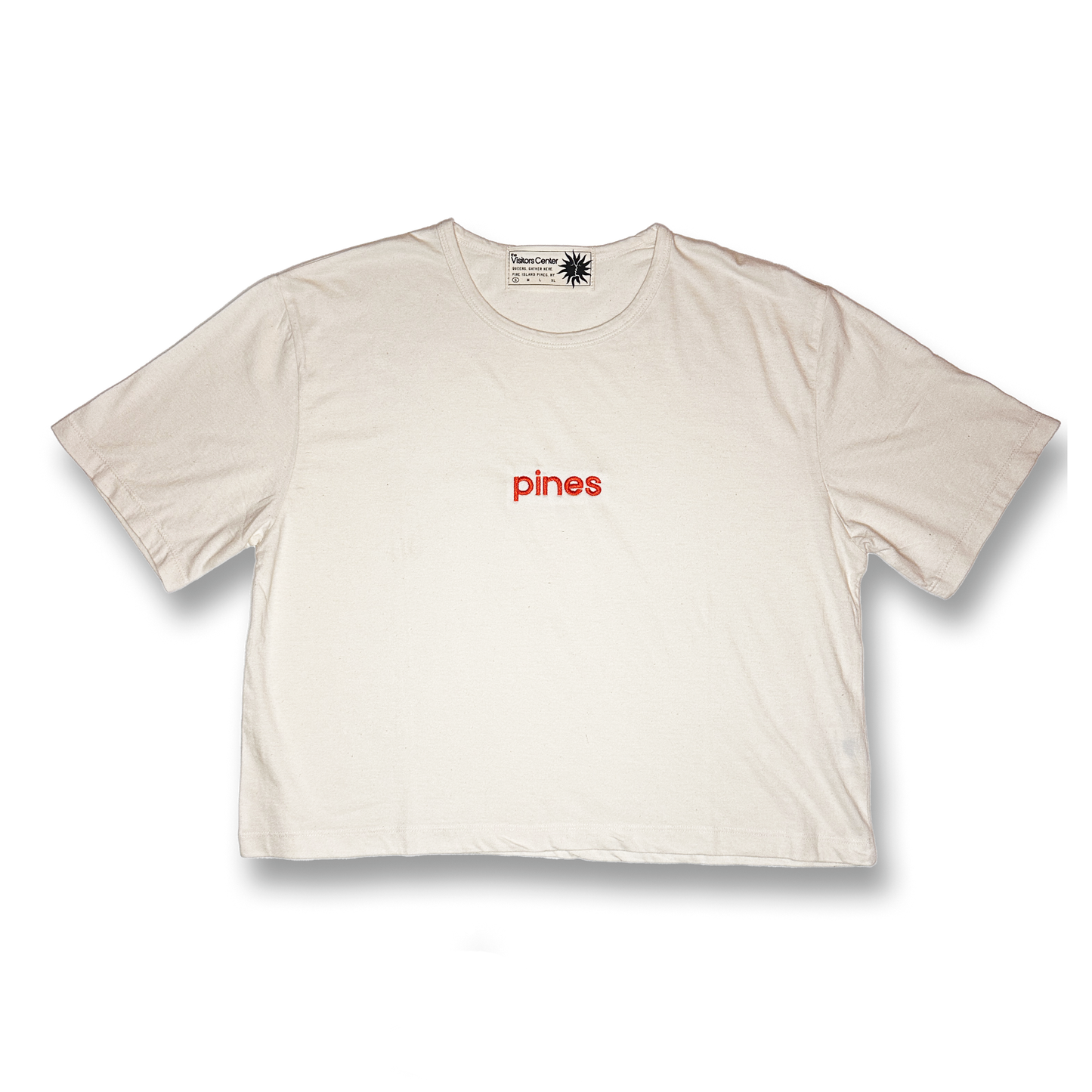 Pines Crop Top, Red