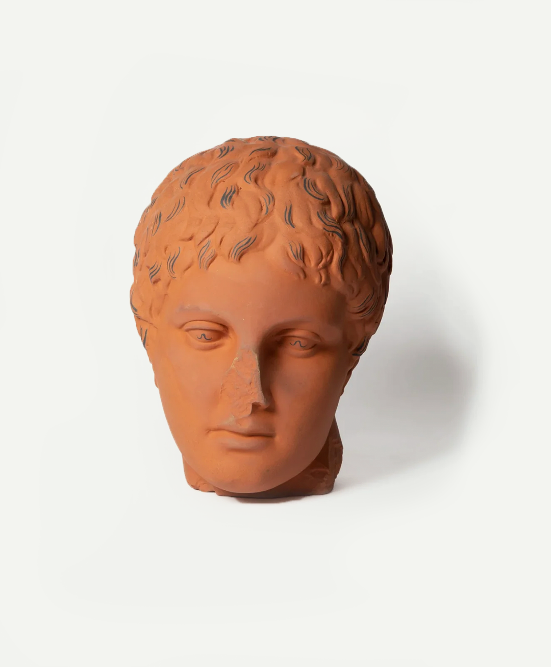 'Giovanotto Greco' in Terracotta by Giuseppe Parrinello