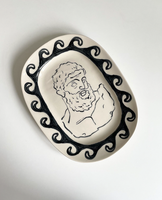 Hercules in Nero (Black) - Plate - Giuseppe Parrinello