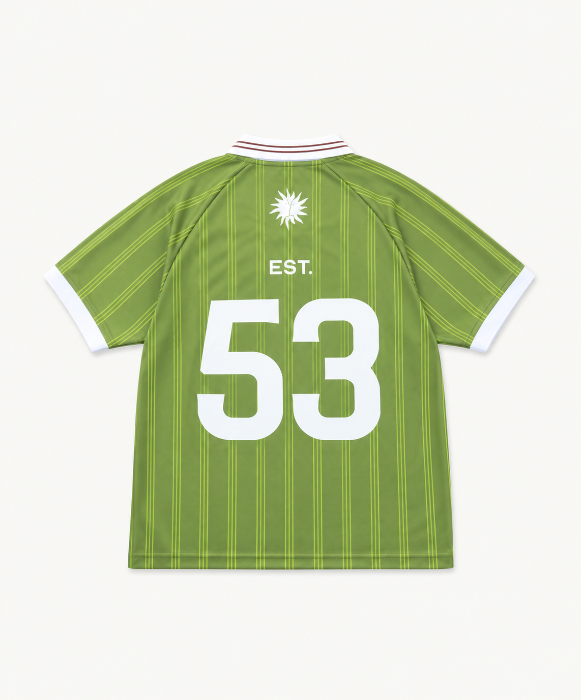 Pines Soccer Jersey in Green by the Visitors Center