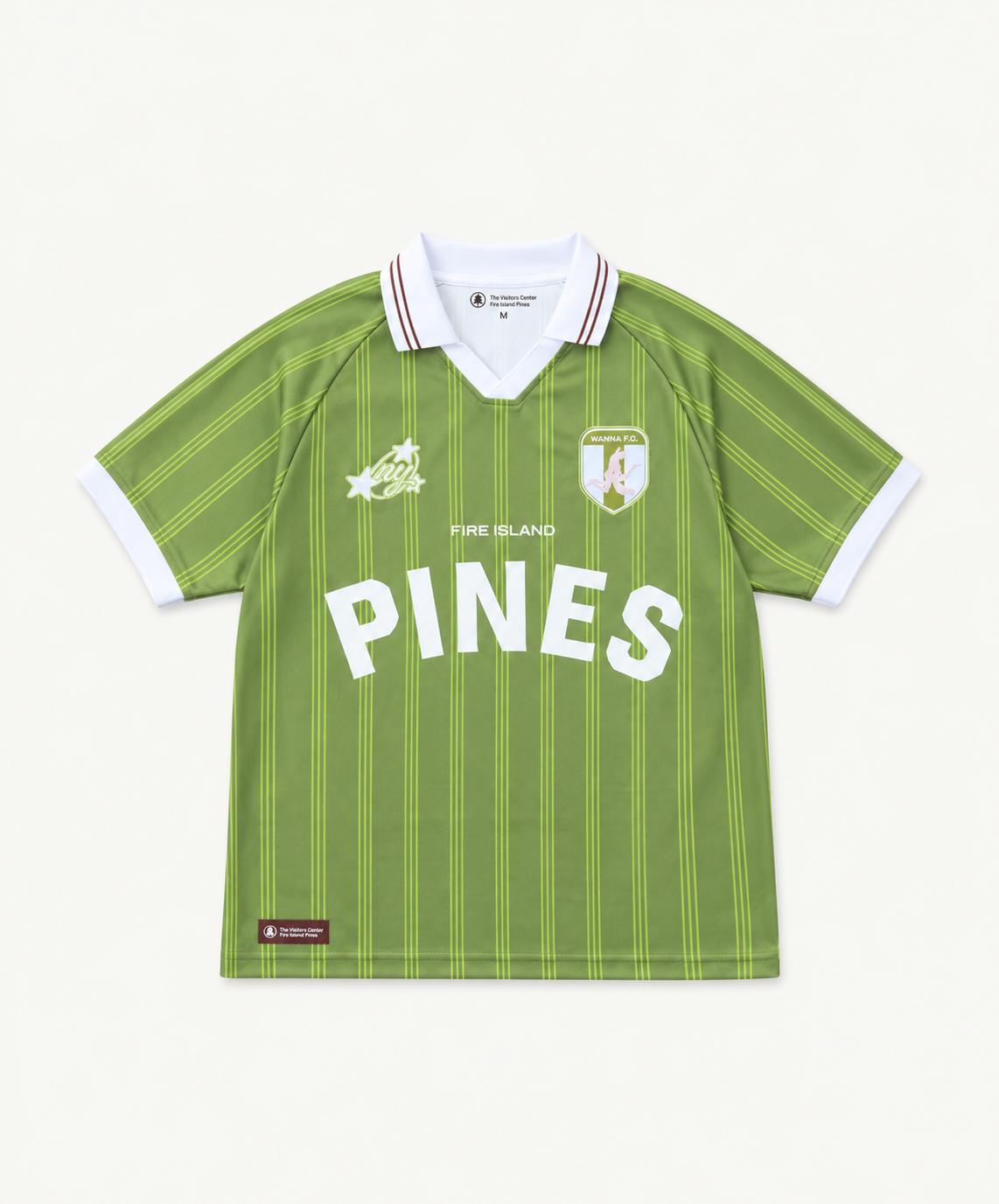 Pines Soccer Jersey in Green by the Visitors Center