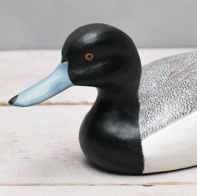 Duck - Scaup - 15"L - Hand Carved Ornament