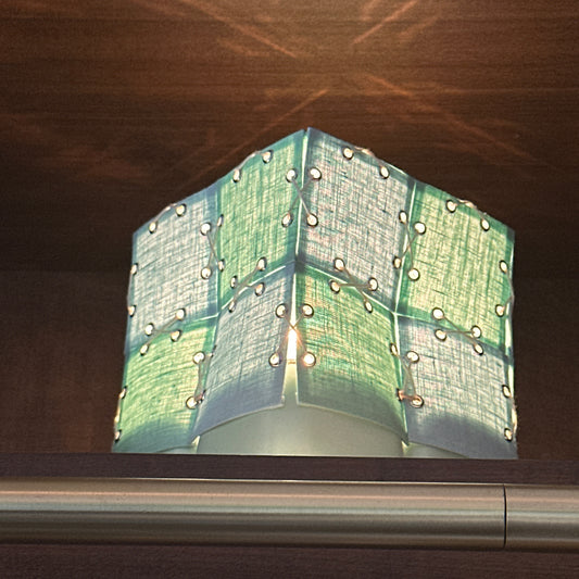 Eric Zindorf table lamp - green and blue