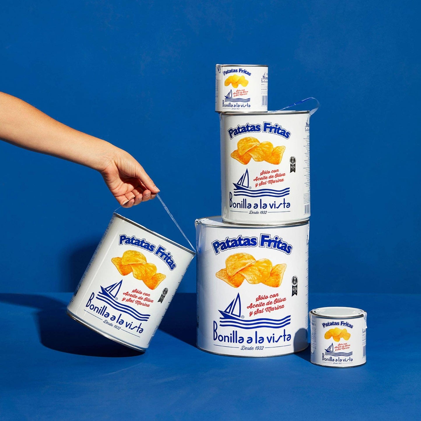 Olive Oil Chips Tin by Bonilla a la vista