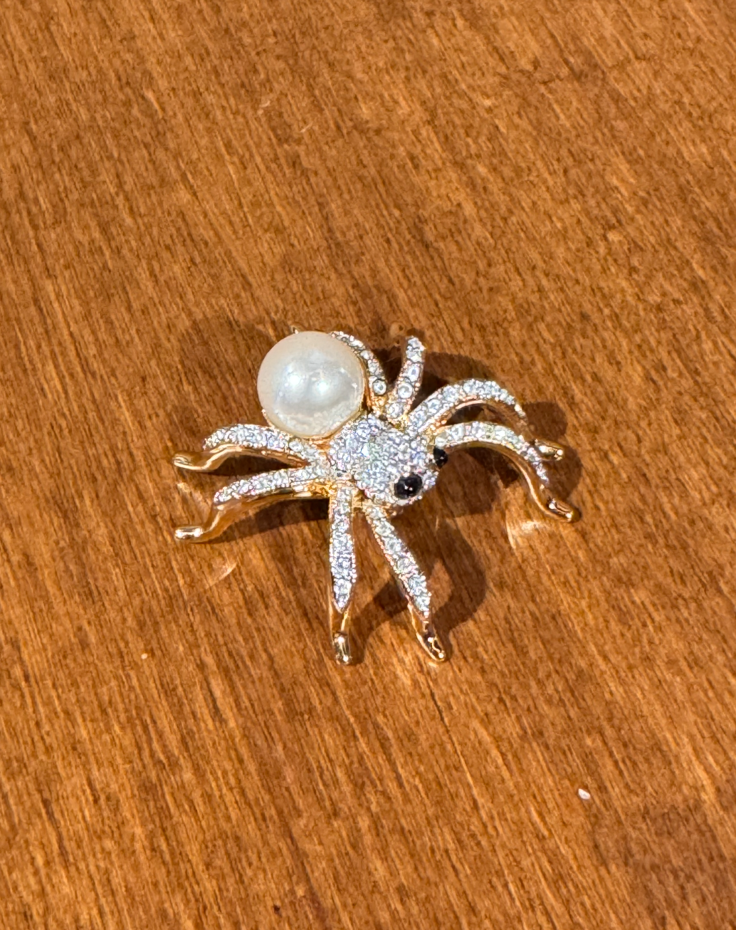 Spider with Pearl - Gail Candlin