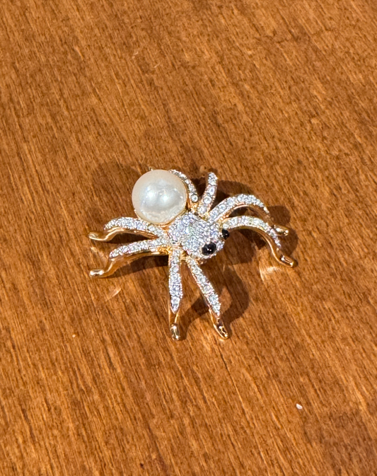 Spider with Pearl - Gail Candlin