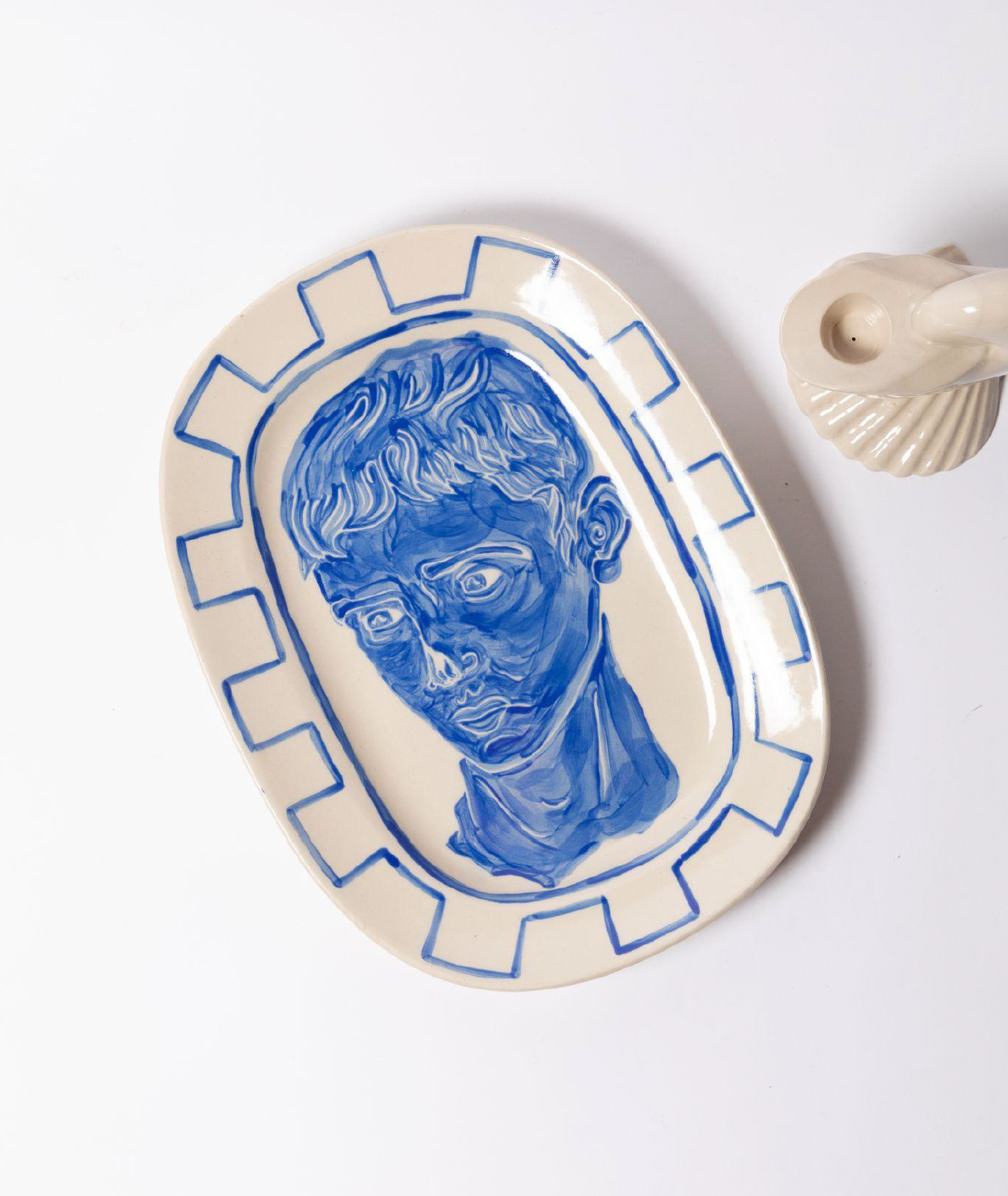 Gais Octavian in Azzuro (Blue) - Plate - Giuseppe Parrinello