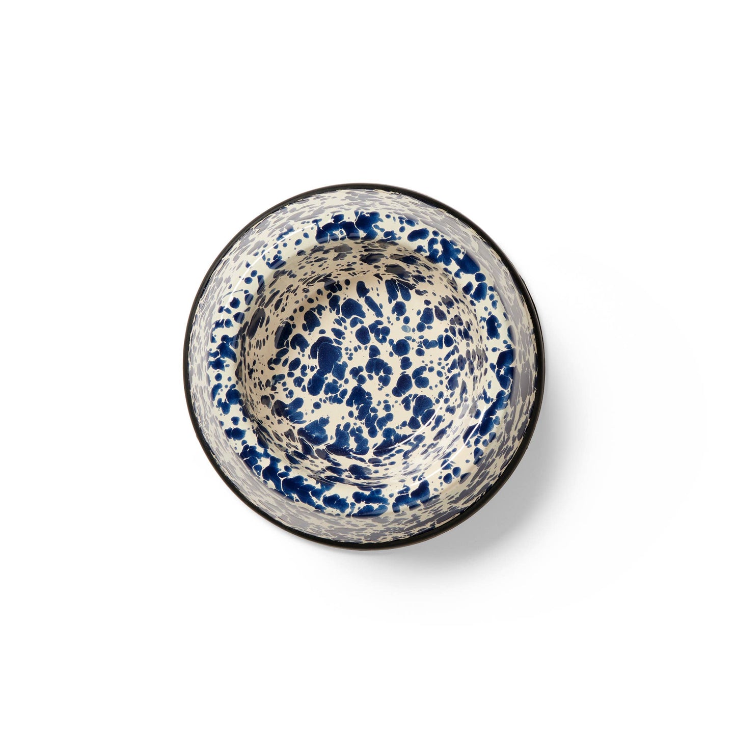 Splatter Enamelware Small Pet Bowl