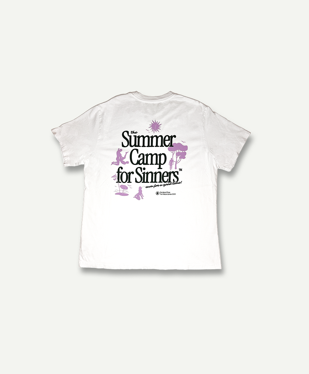 'Summer Camp for Sinners' White Tee
