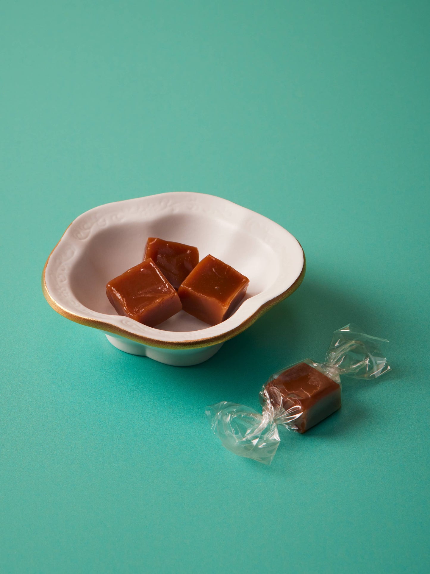 Strawberry Sakura Caramels, Pink Floral Gift Box, 6oz
