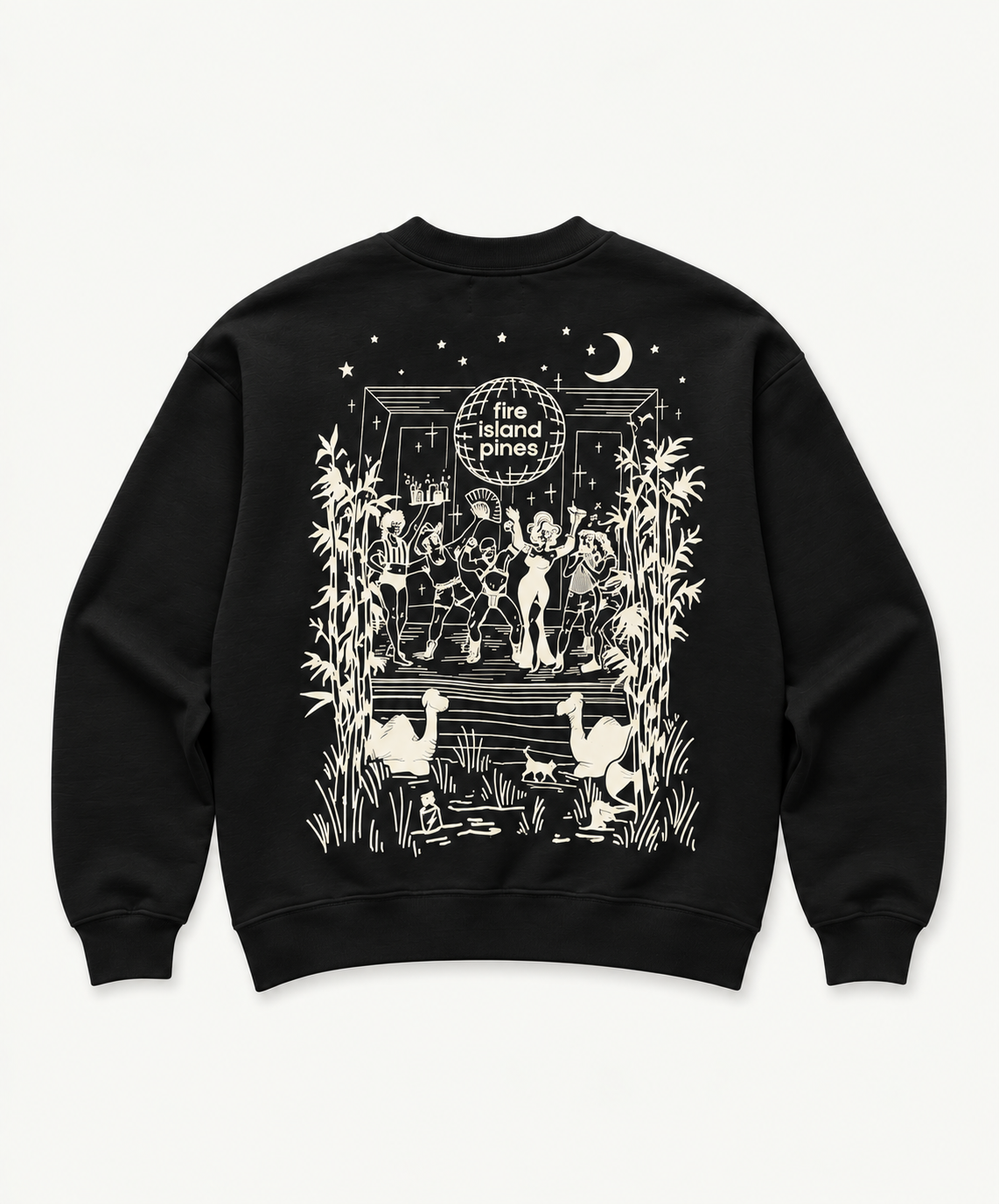 Night time - Fire Island Pines Activities - Crewneck